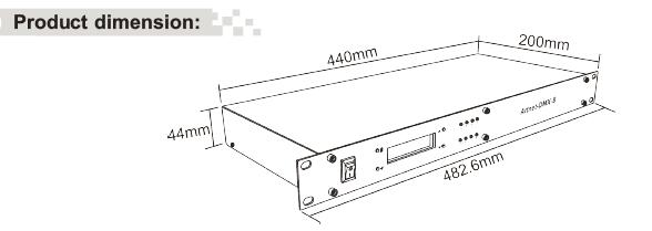 8 canaux de sortie DMX512 Artnet - à - système de contrôle d'Ethernet de convertisseur de DMX 0