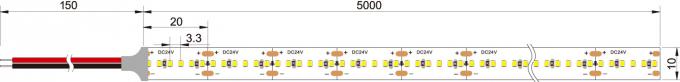 La bande de la bande 24VDC 2216 menée par SMD allume 300 LED/M Seamless Light Output haut CRI90 CRI95 0