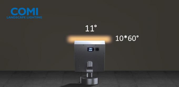 angle de faisceau 10x60degree bourdonnant ou focalisant le projecteur réglable de LED