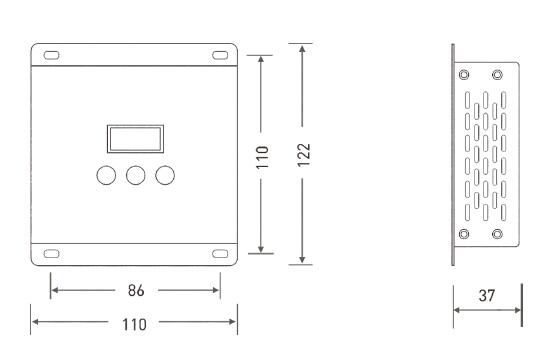 5A * 5 décodeur de Constant Voltage Output DMX de contrôleur des canaux RGBWY LED 4