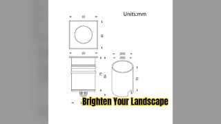 COMI 6W LED Sol Lumière IP67 Éclairage Architectural