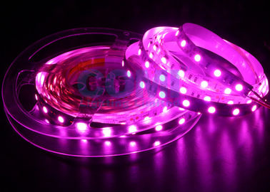 La couleur rose 25000K, 12/24 volts de 5050 de LED lumières de bande a mené les bandes légères 12mm FPC