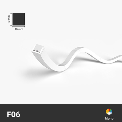 IP68 10x10mm Mini Size LED Neon Flex avec conception de vue supérieure et longue durée de vie